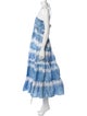 Alexis Tie-Dye Print Midi Length Dress