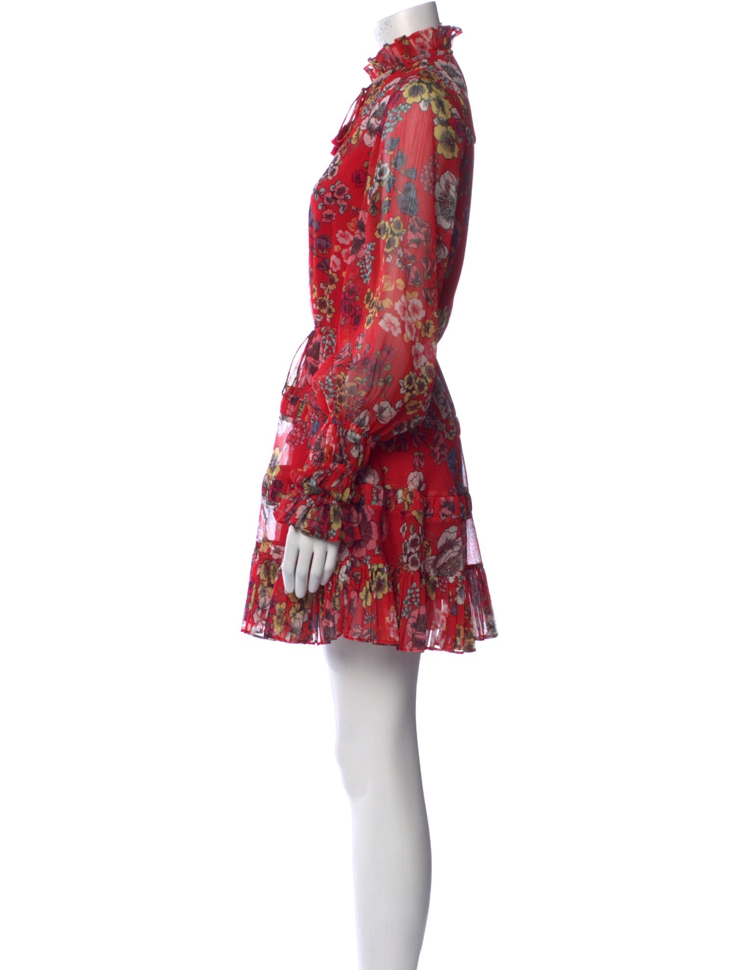 Alexis Floral Print Mini Dress