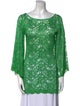 Alexis Lace Pattern Bateau Neckline Tunic