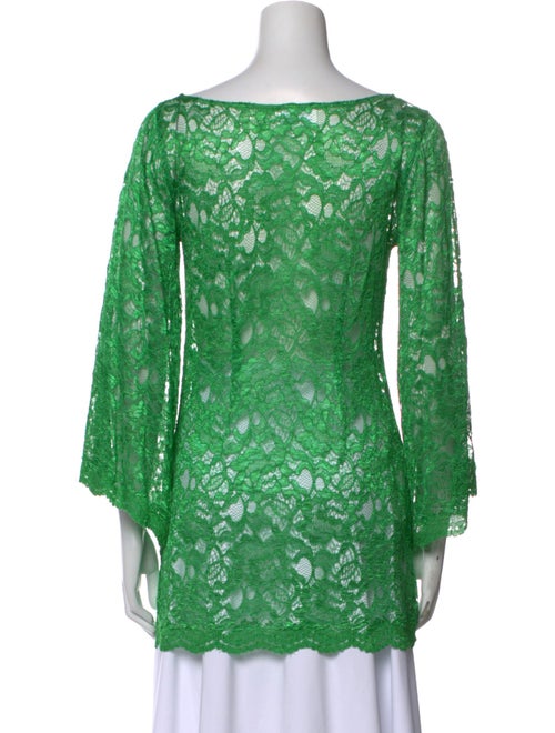 Alexis Lace Pattern Bateau Neckline Tunic