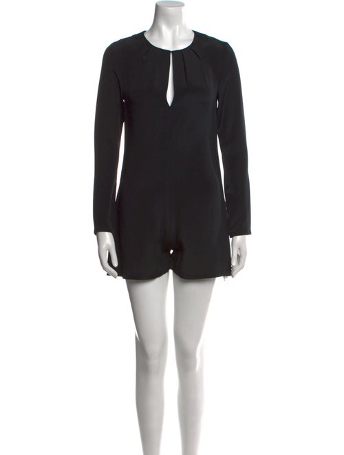 Alexis Silk Scoop Neck Romper