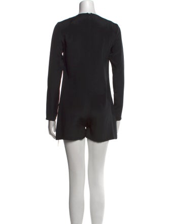 Alexis Silk Scoop Neck Romper