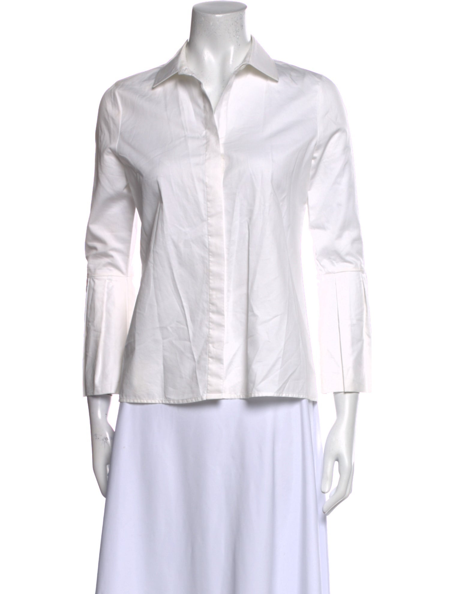 Alexis Three-Quarter Sleeve Button-Up Top