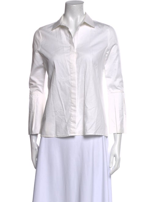 Alexis Three-Quarter Sleeve Button-Up Top