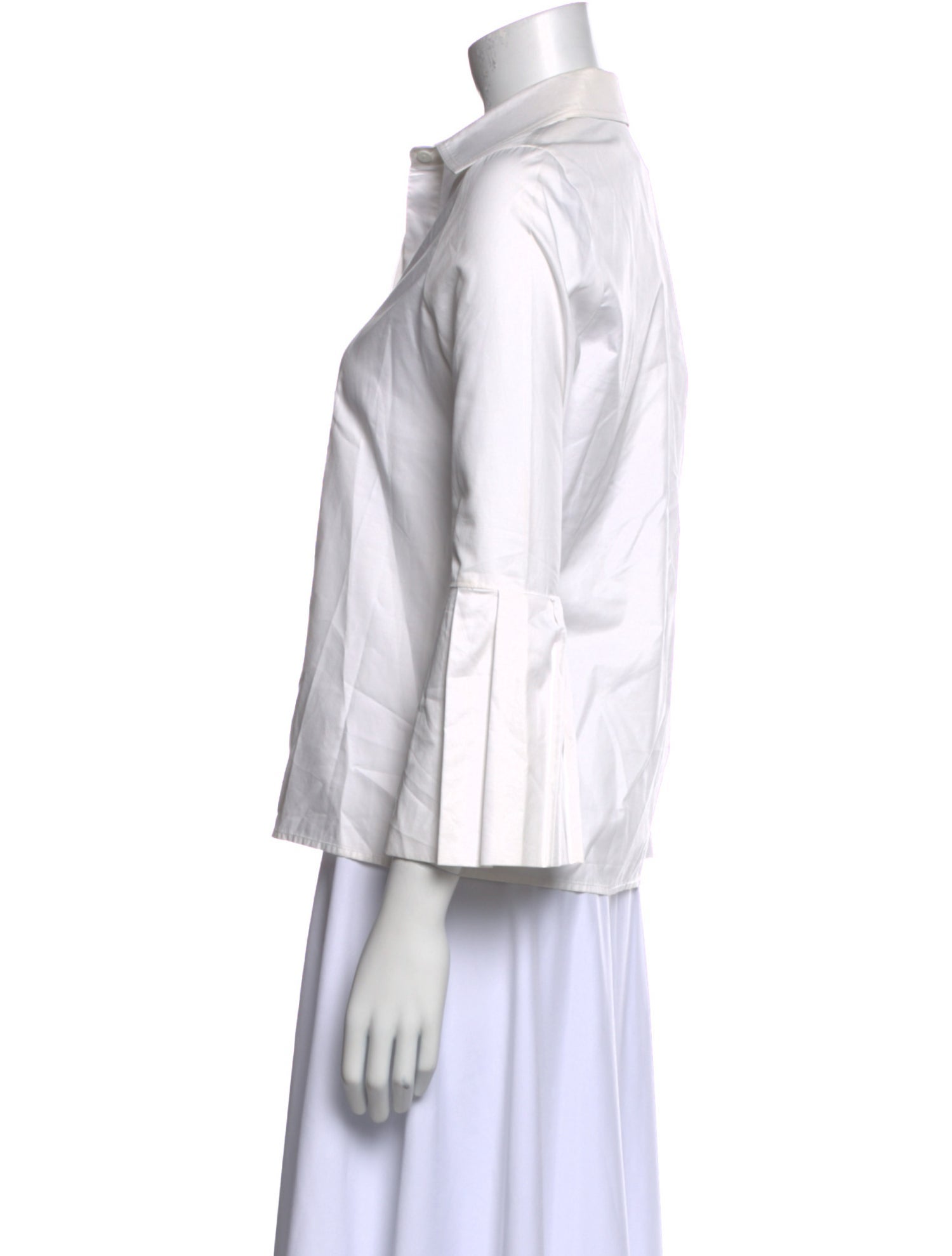 Alexis Three-Quarter Sleeve Button-Up Top