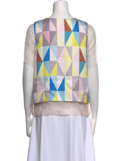 Alexis Printed Scoop Neck Top