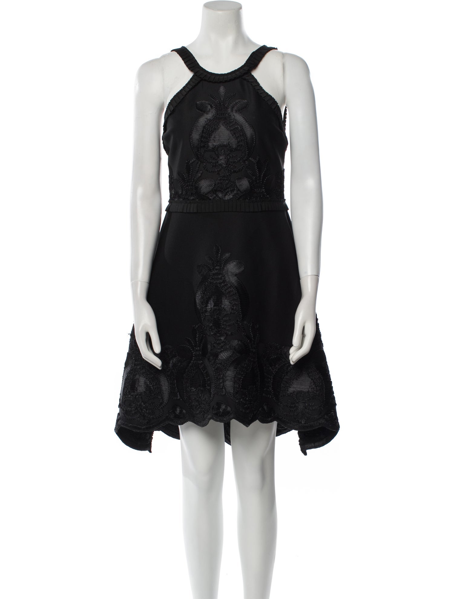 Alexis Lace Pattern Knee-Length Dress