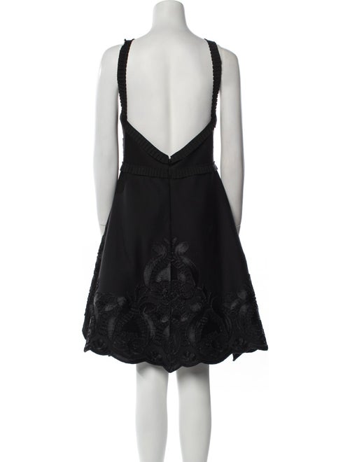 Alexis Lace Pattern Knee-Length Dress