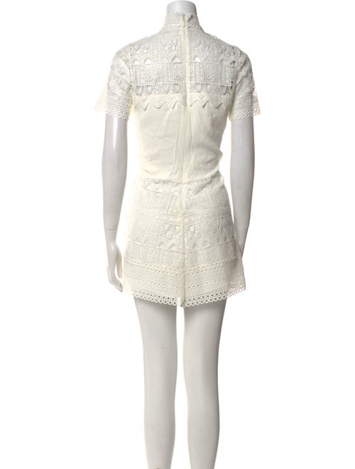 Alexis Lace Pattern Mini Dress