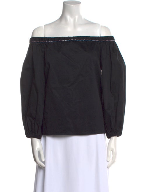 Alexis Off-The-Shoulder Three-Quarter Sleeve Blouse