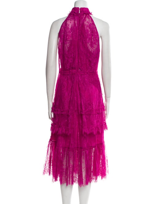 Alexis Mock Neck Midi Length Dress