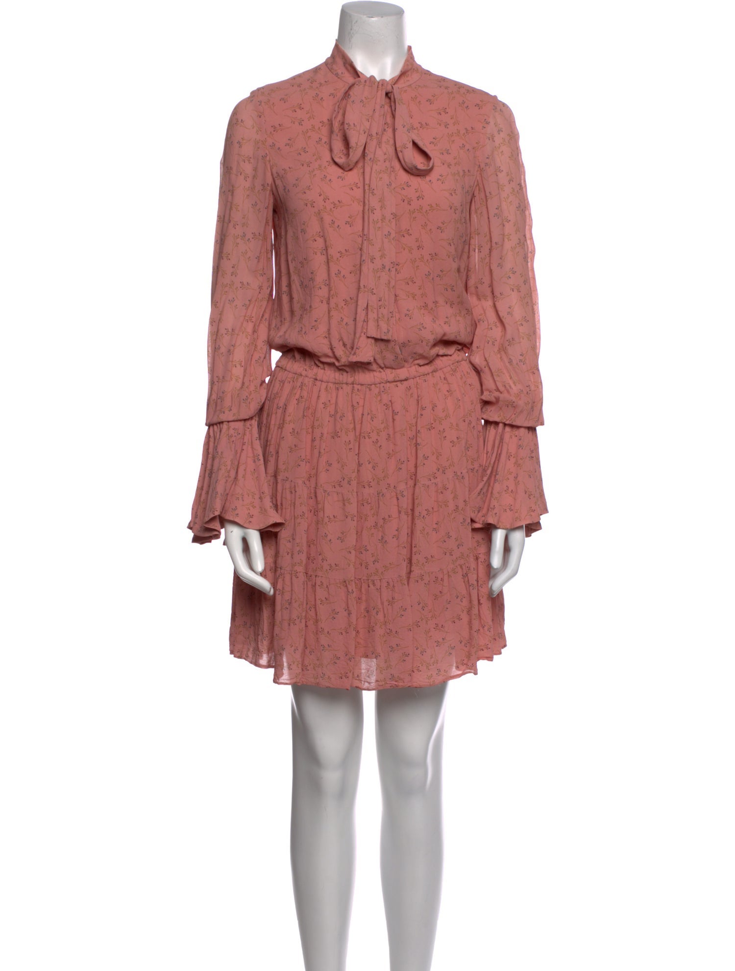 Alexis Printed Knee-Length Dress