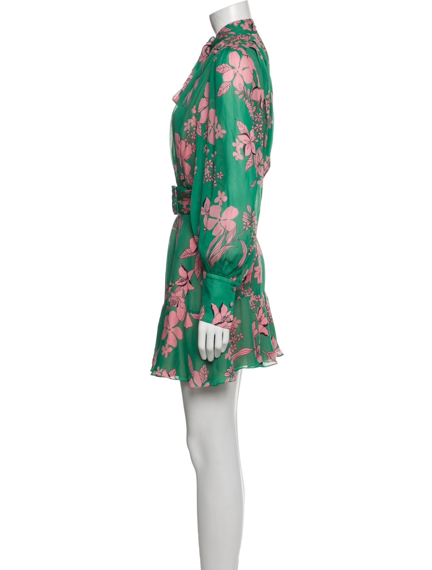 Alexis Floral Print Mini Dress