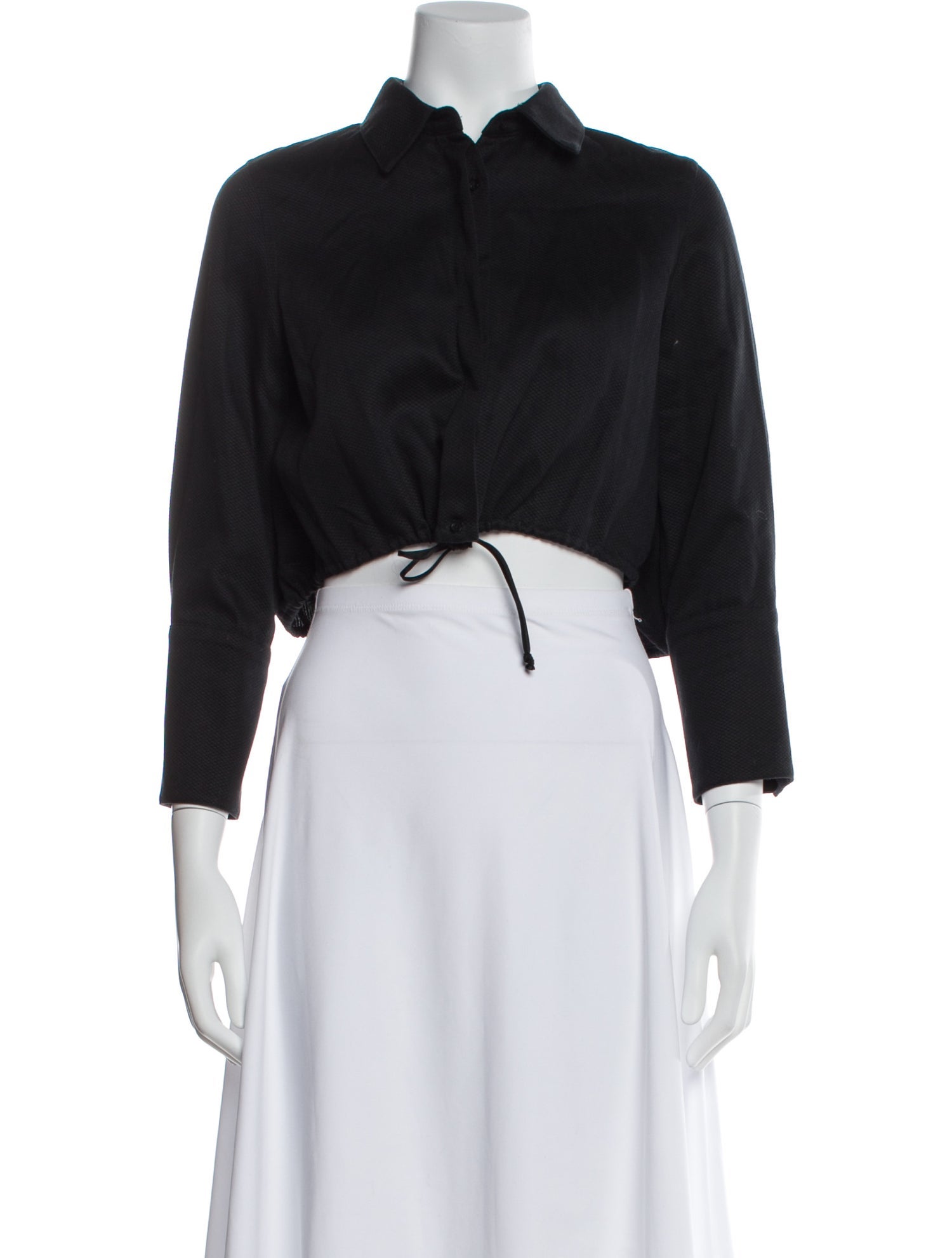 Alexis Three-Quarter Sleeve Crop Top