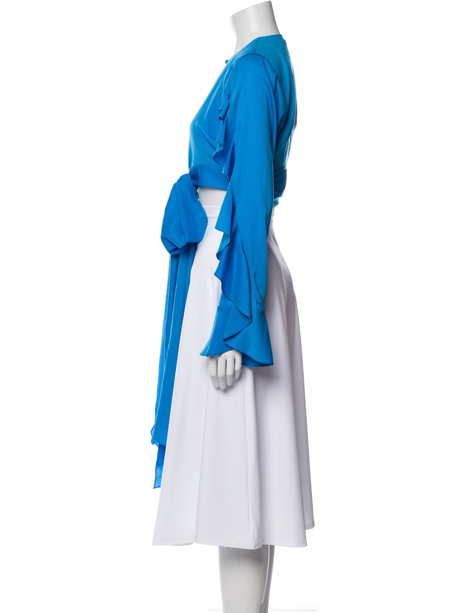 Alexis Crew Neck Long Sleeve Crop Top