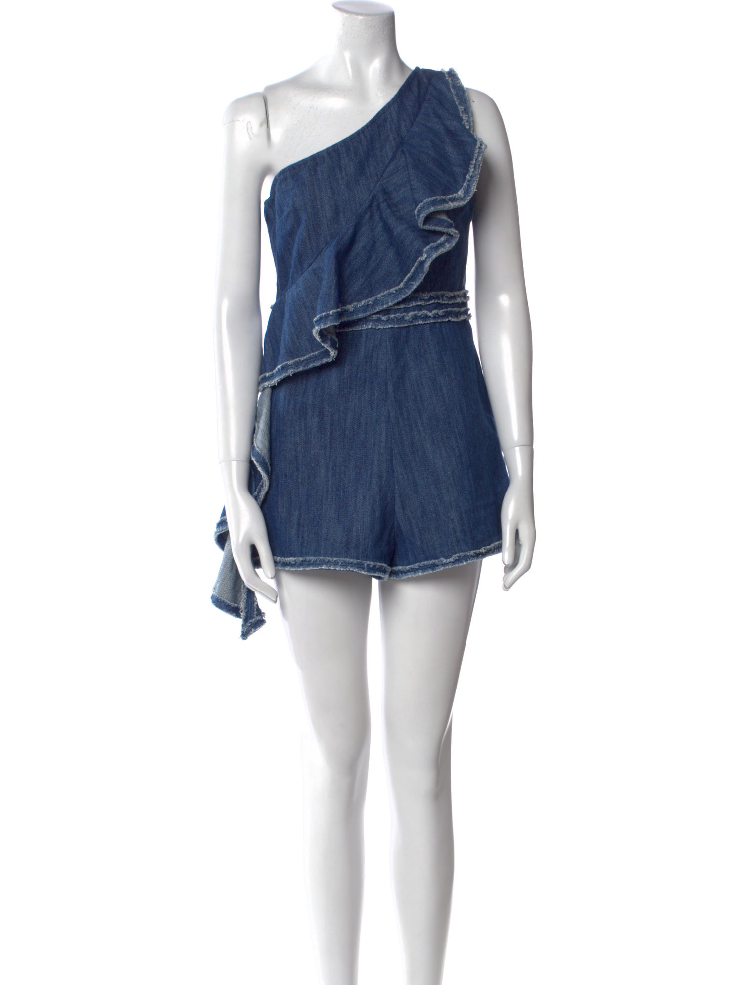 Alexis One-Shoulder Romper