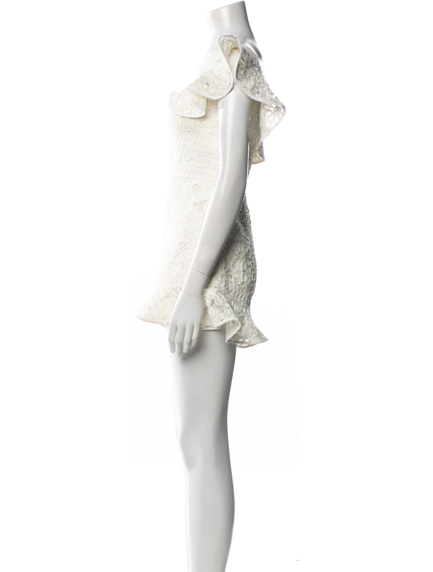 Alexis Lace Pattern Scoop Neck Romper