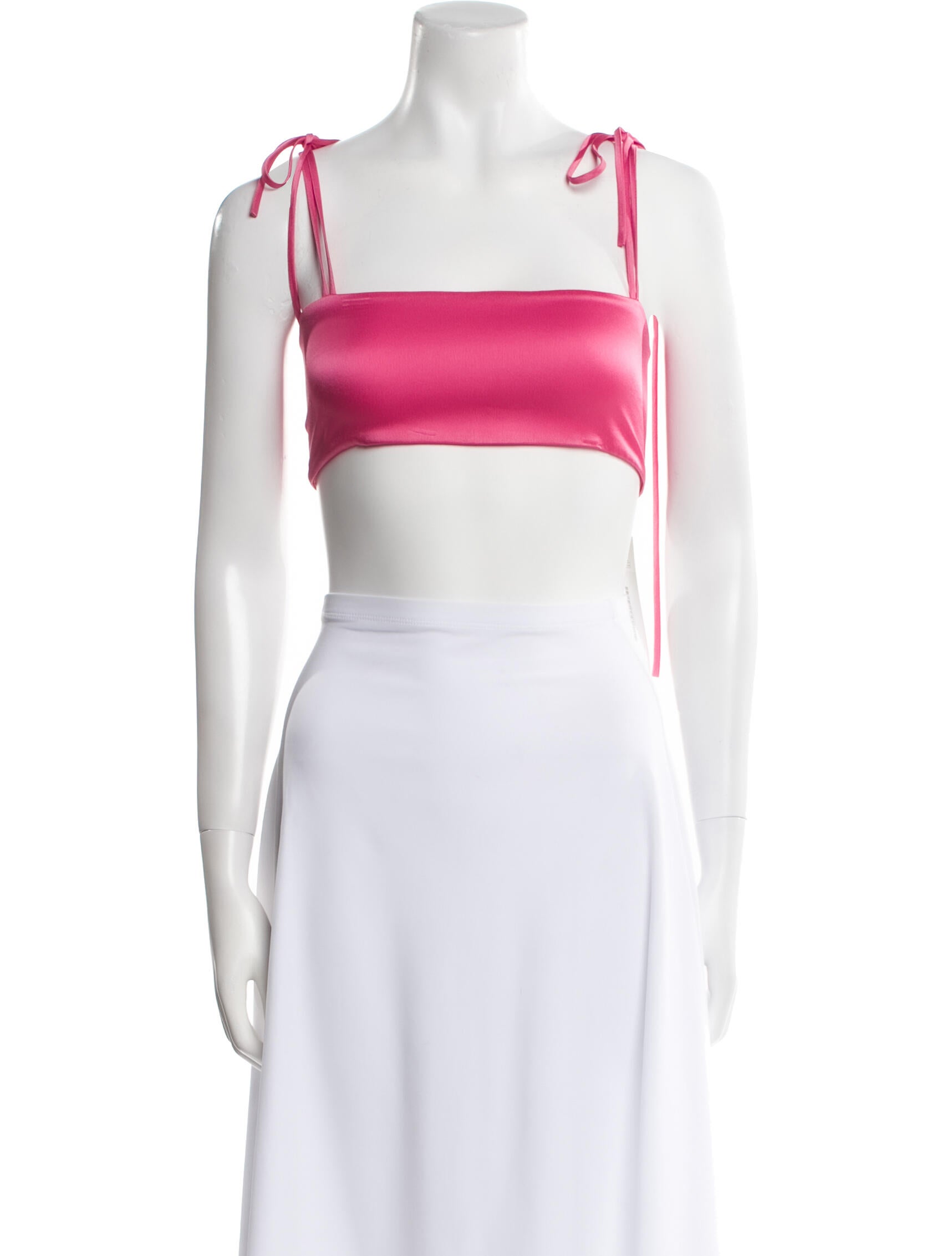 Alexis Square Neckline Sleeveless Crop Top