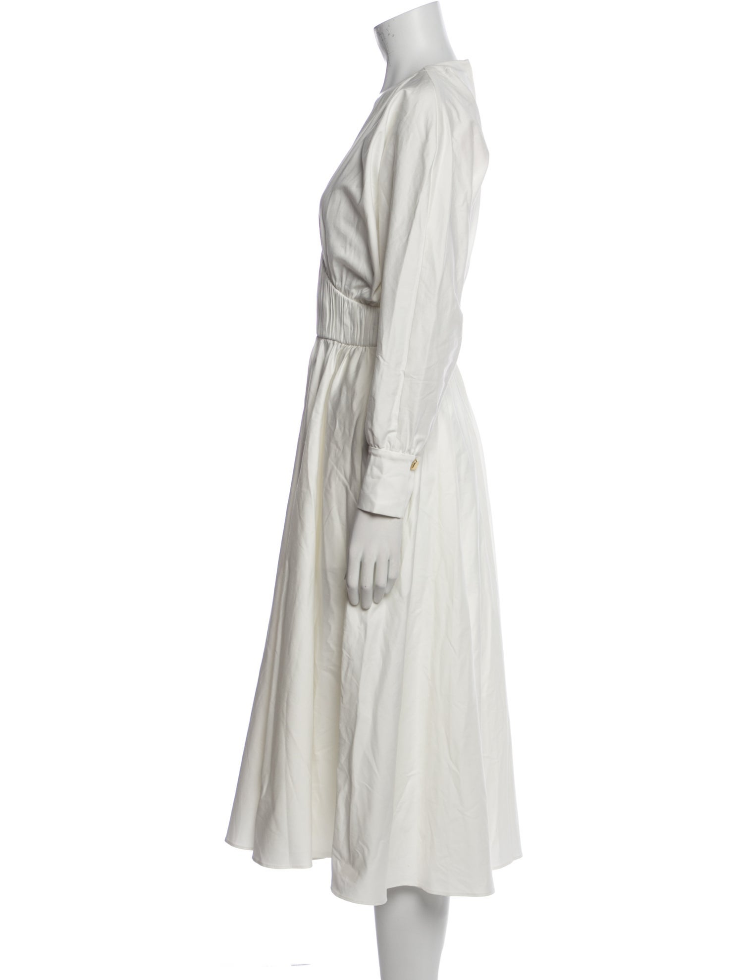 Alexis V-Neck Midi Length Dress