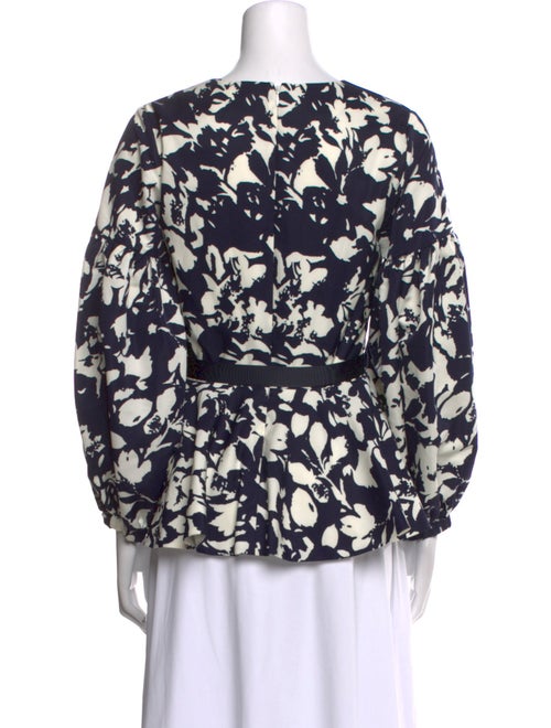 Alexis Printed V-Neck Blouse