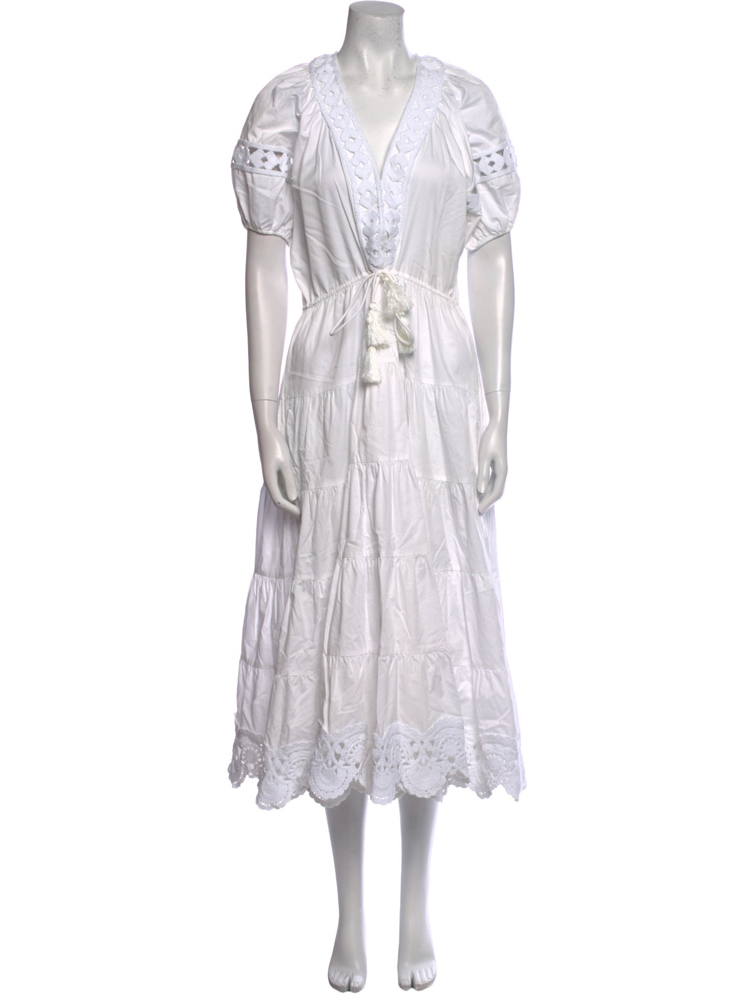 Alexis V-Neck Midi Length Dress