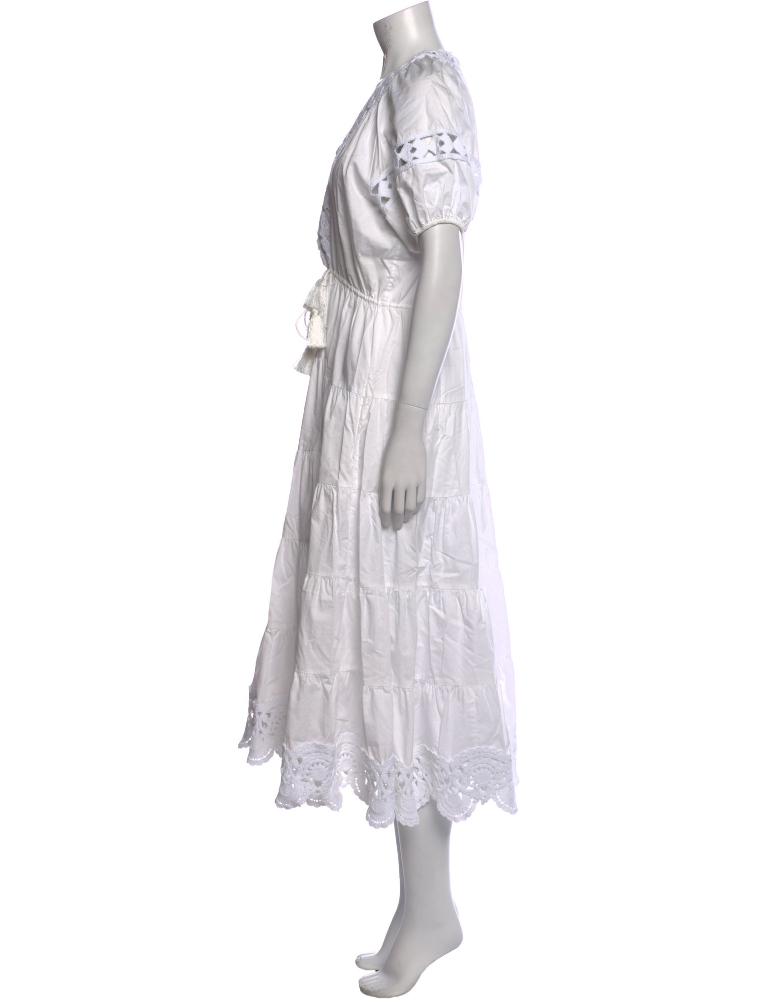 Alexis V-Neck Midi Length Dress