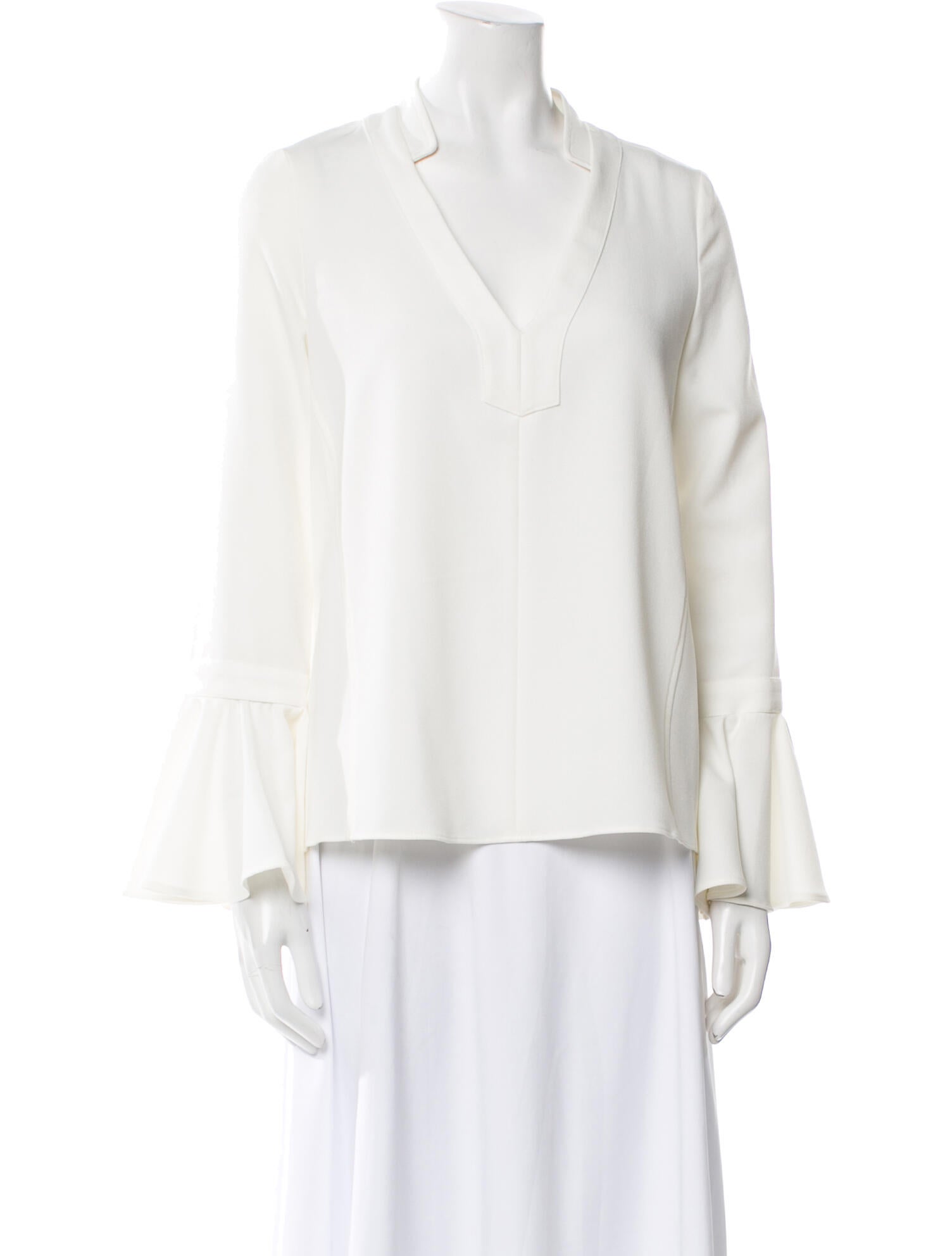 Alexis Silk V-Neck Blouse