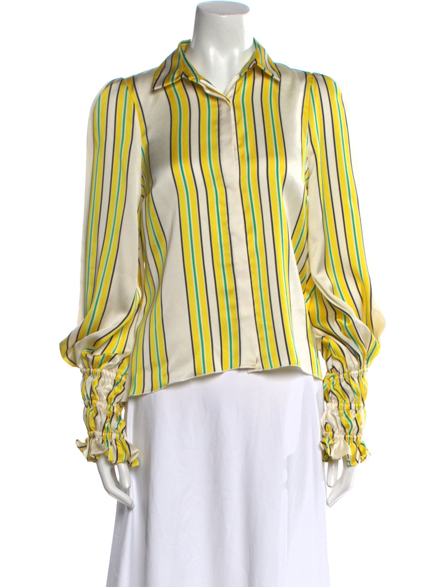 Alexis Striped Long Sleeve Blouse