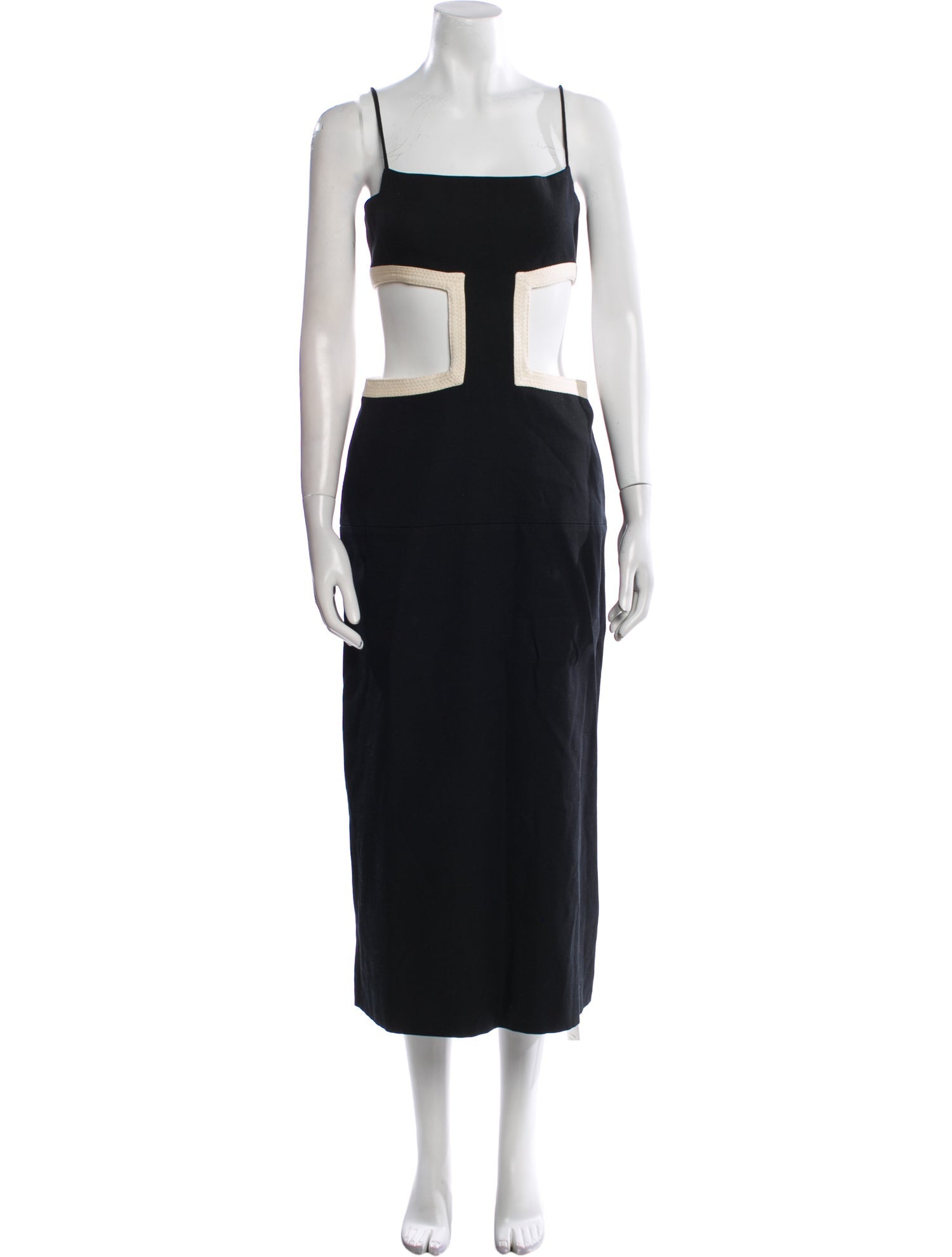 Alexis Square Neckline Midi Length Dress