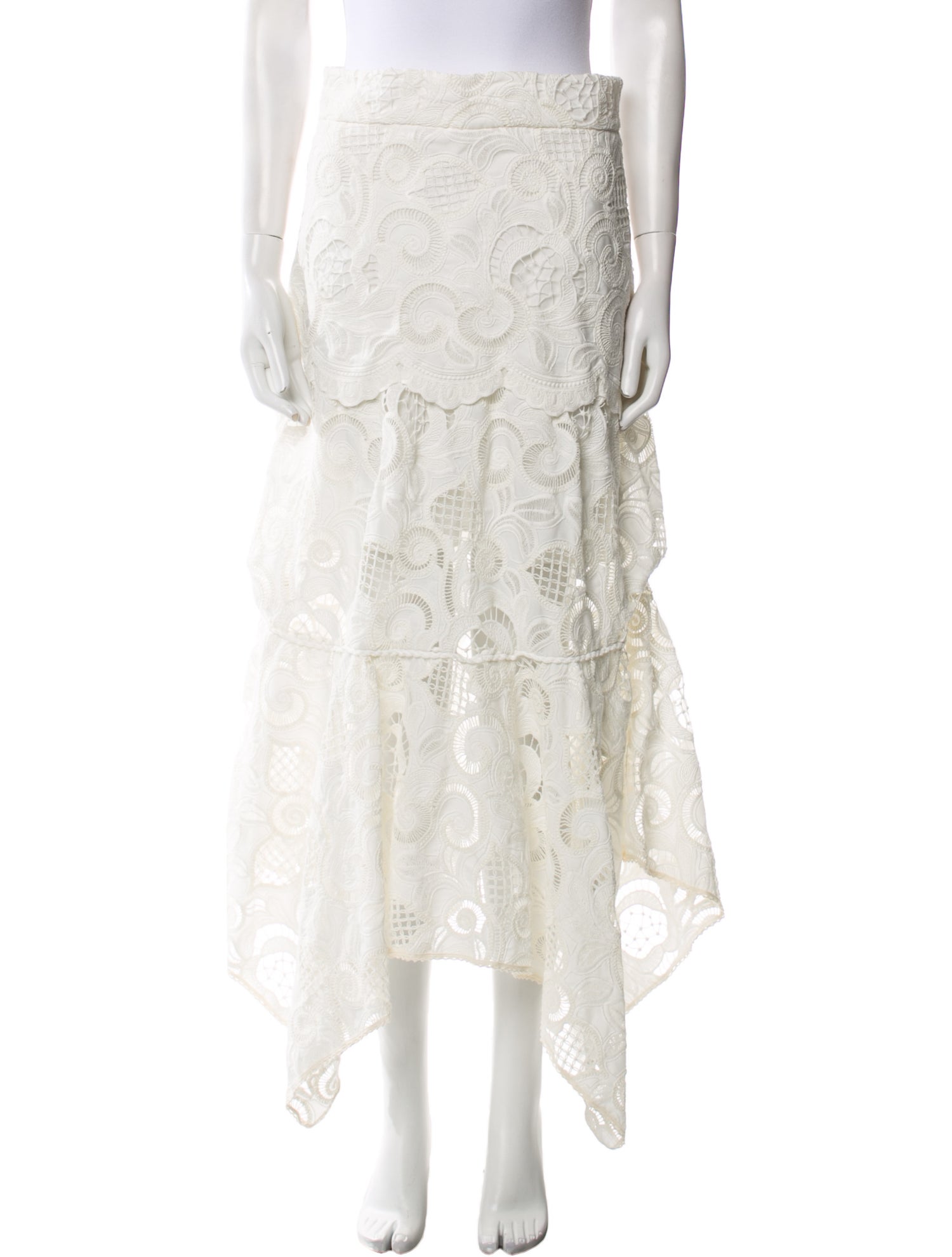 Alexis Floral Print Long Skirt w/ Tags