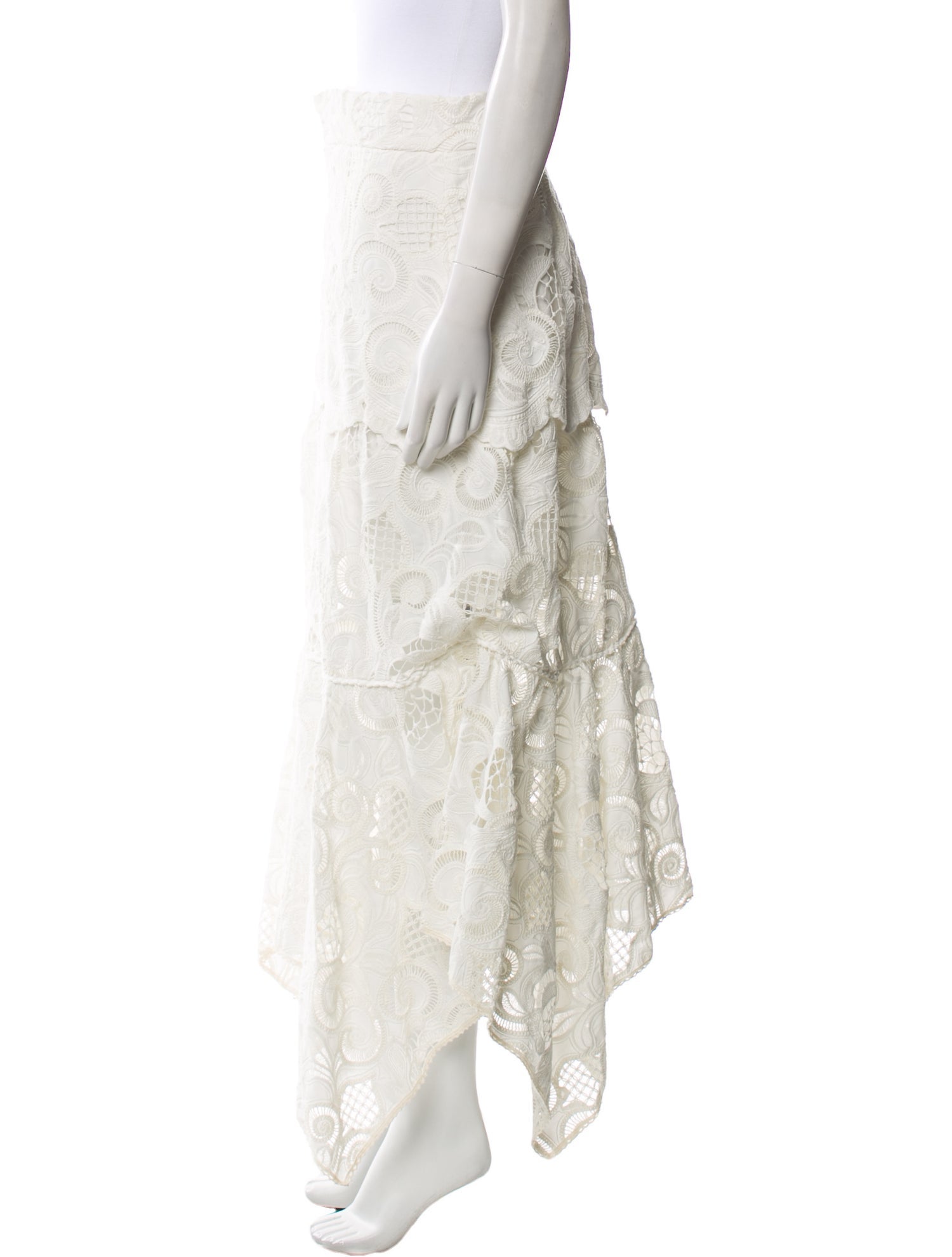 Alexis Floral Print Long Skirt w/ Tags