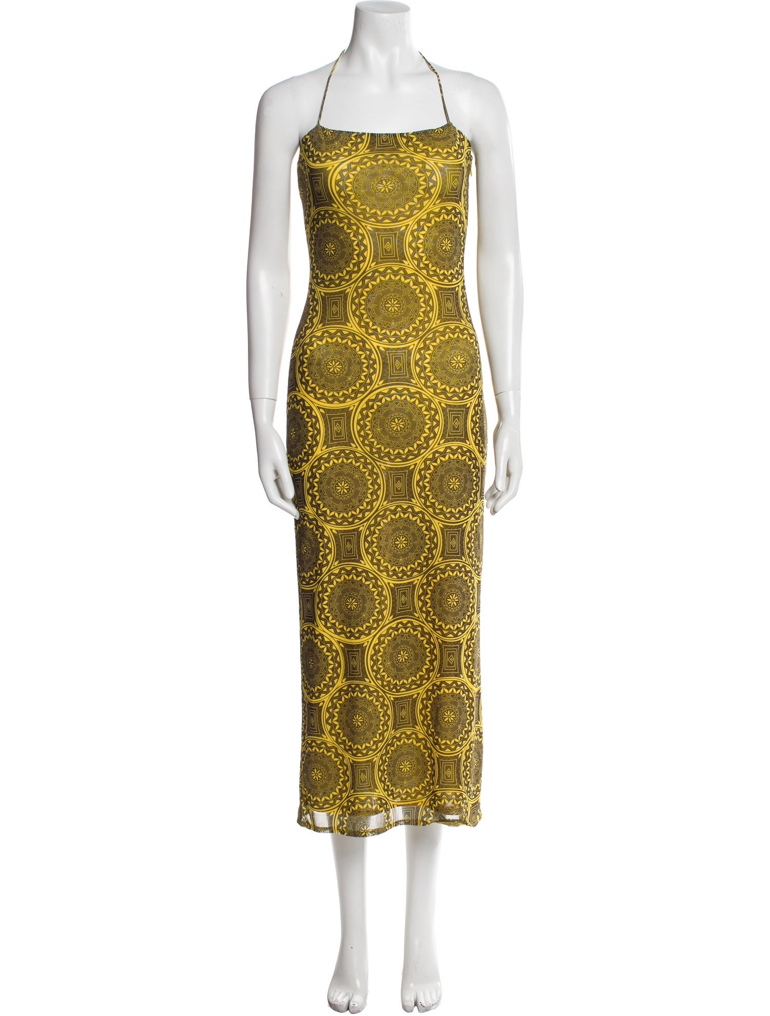 Alexis Printed Midi Length Dress w/ Tags