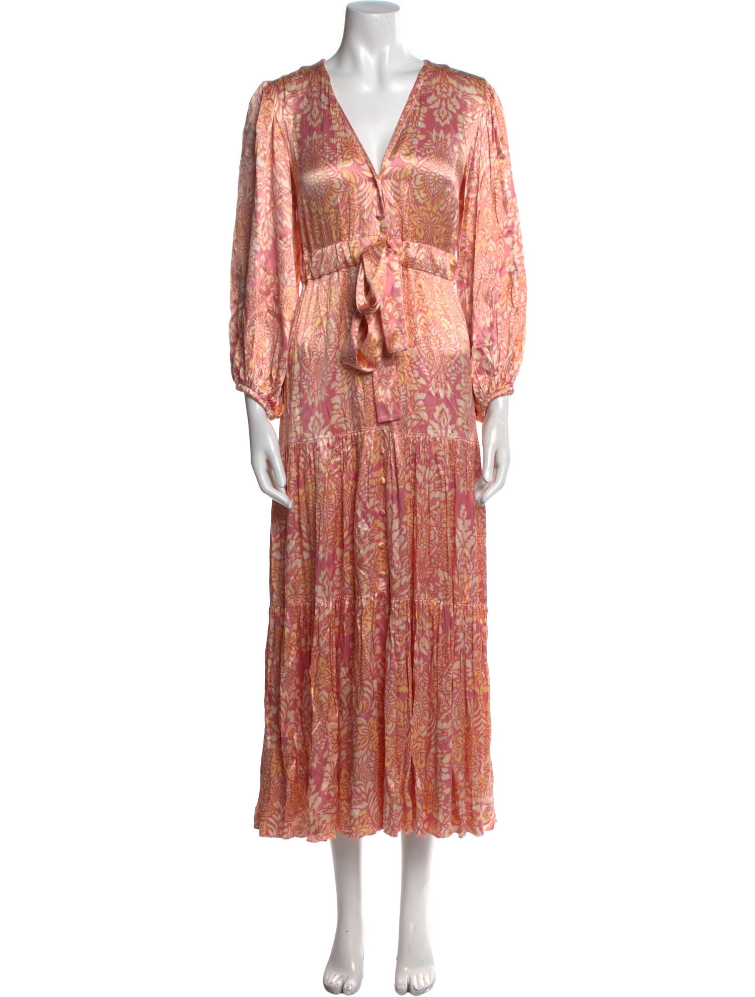 Alexis Paisley Print Long Dress
