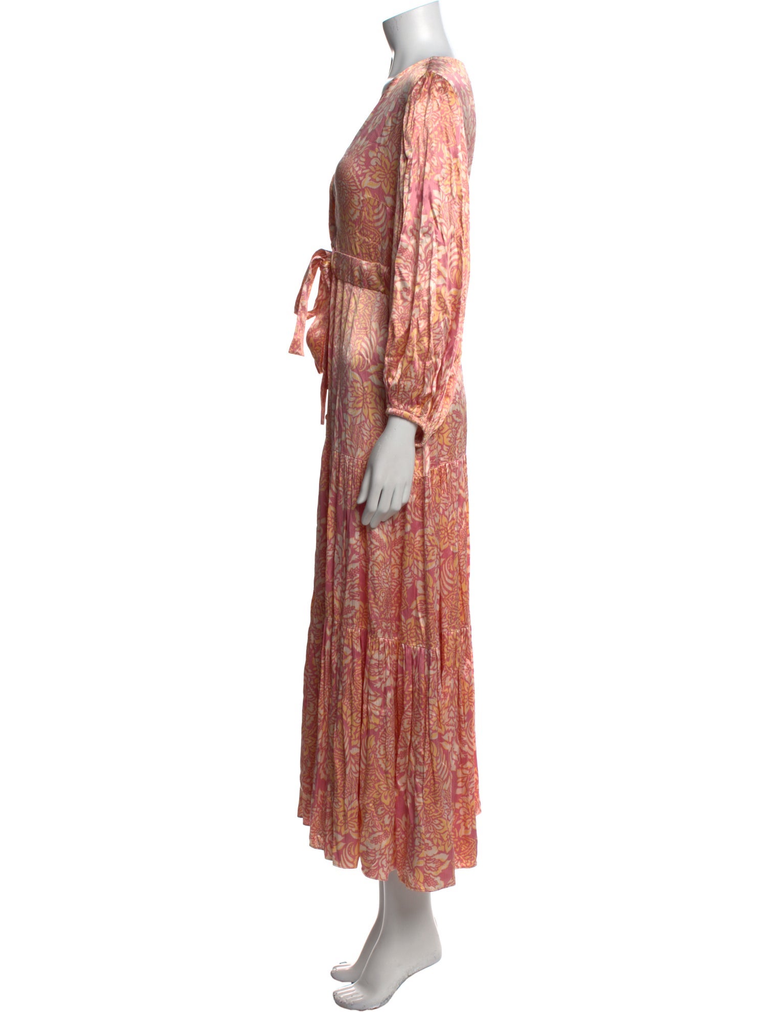 Alexis Paisley Print Long Dress