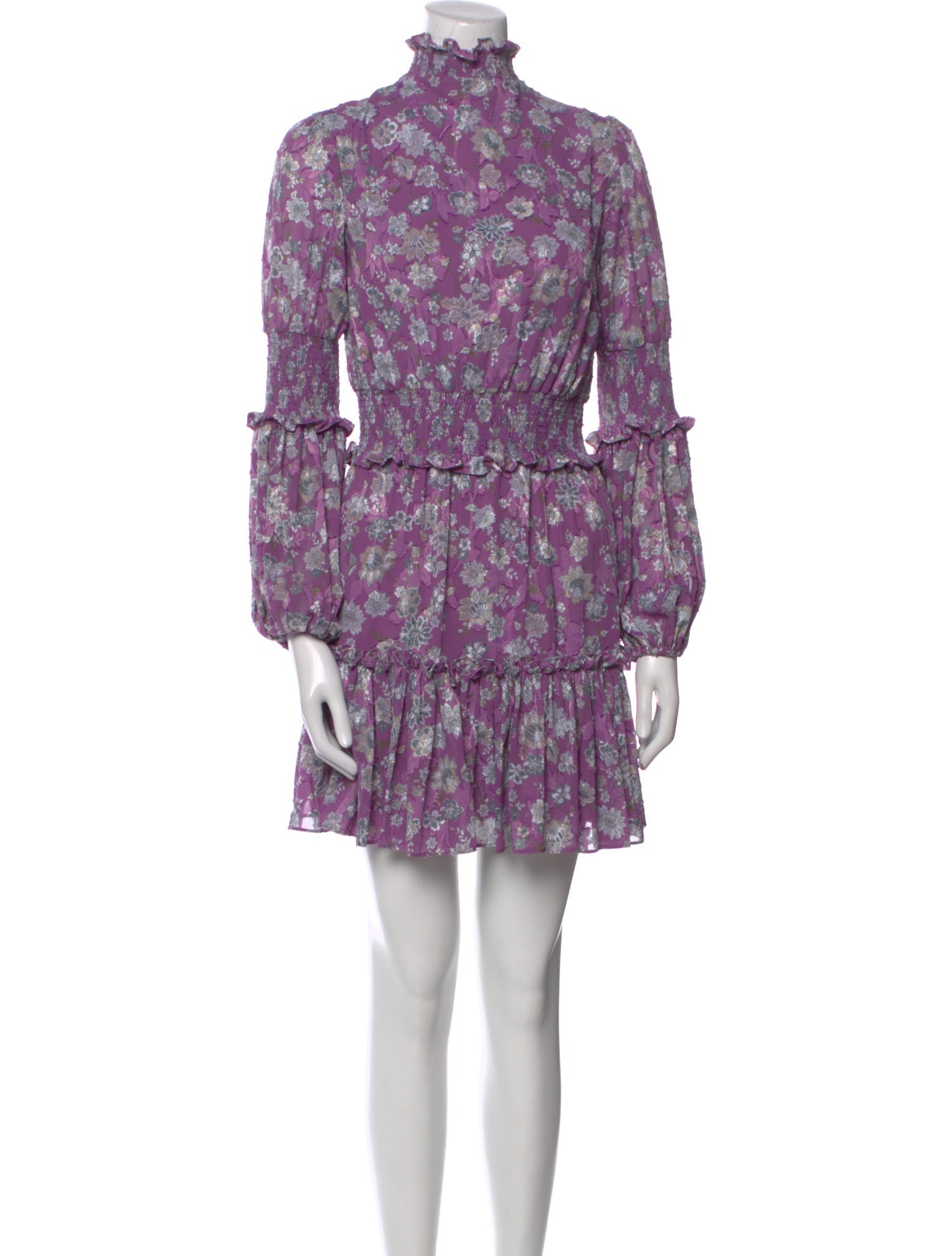 Alexis Floral Print Mini Dress