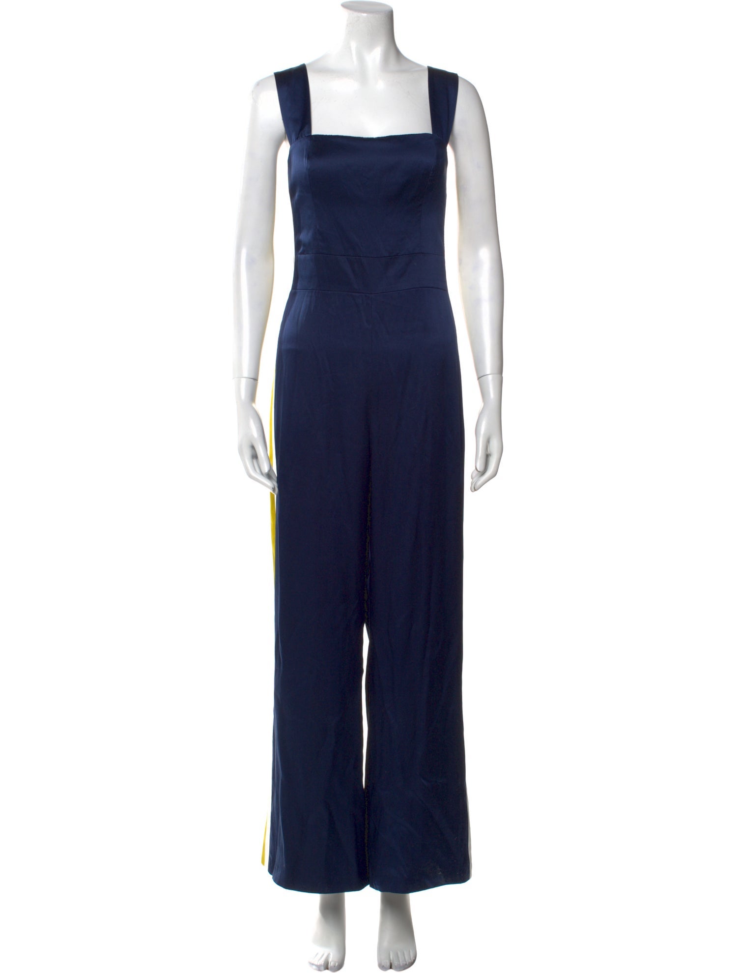 Alexis Silk Square Neckline Jumpsuit