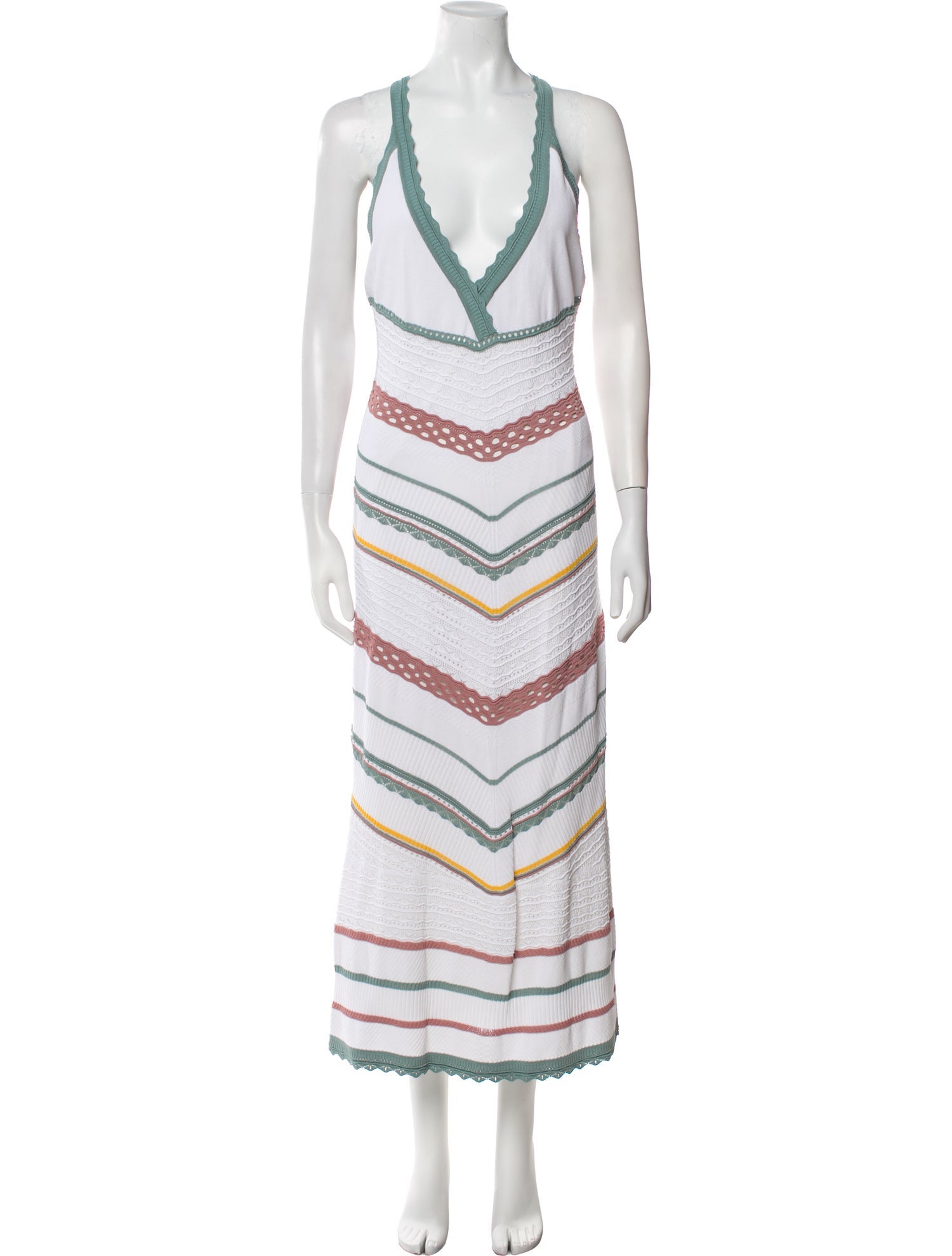 Alexis Striped Long Dress