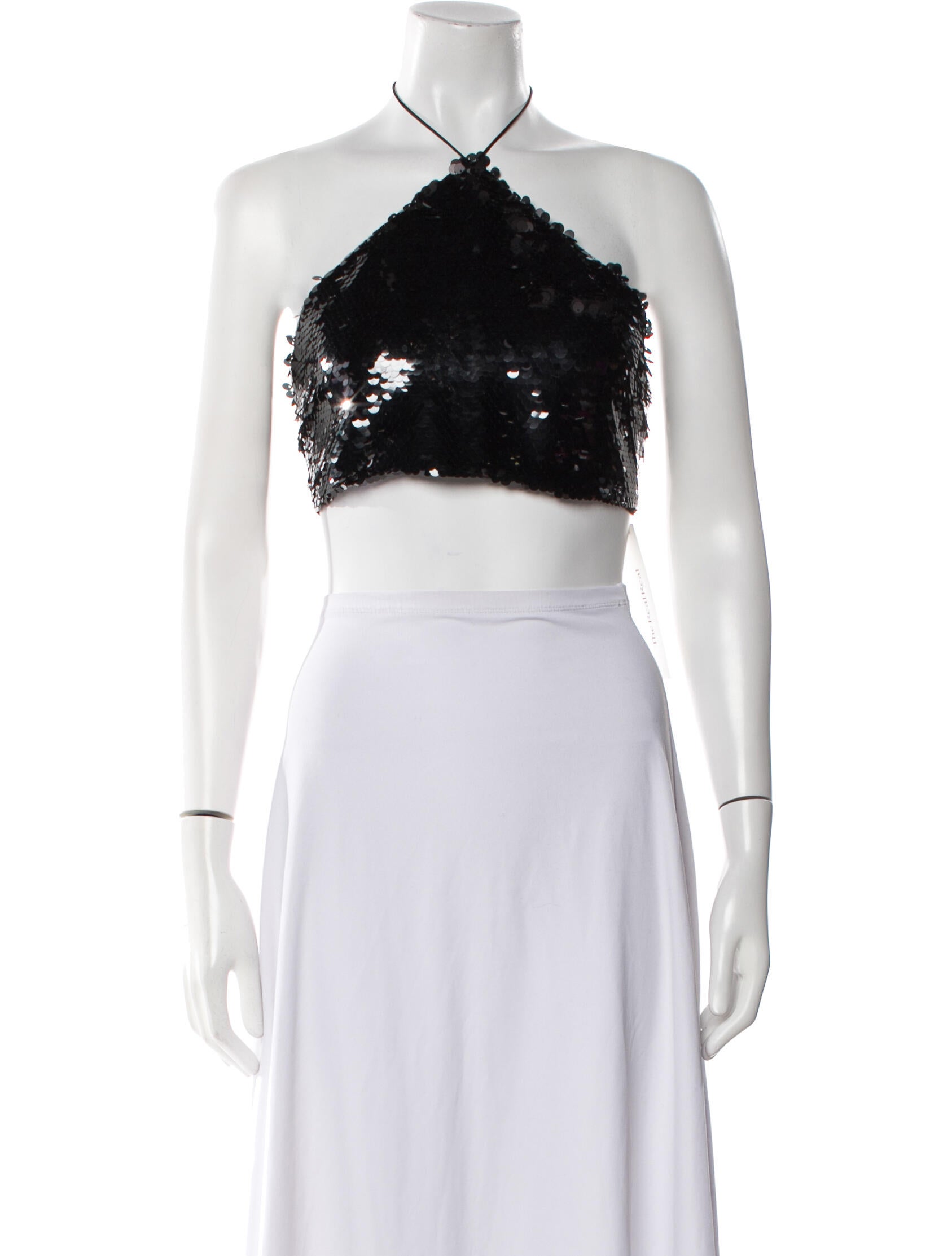 Alexis Halterneck Sleeveless Crop Top