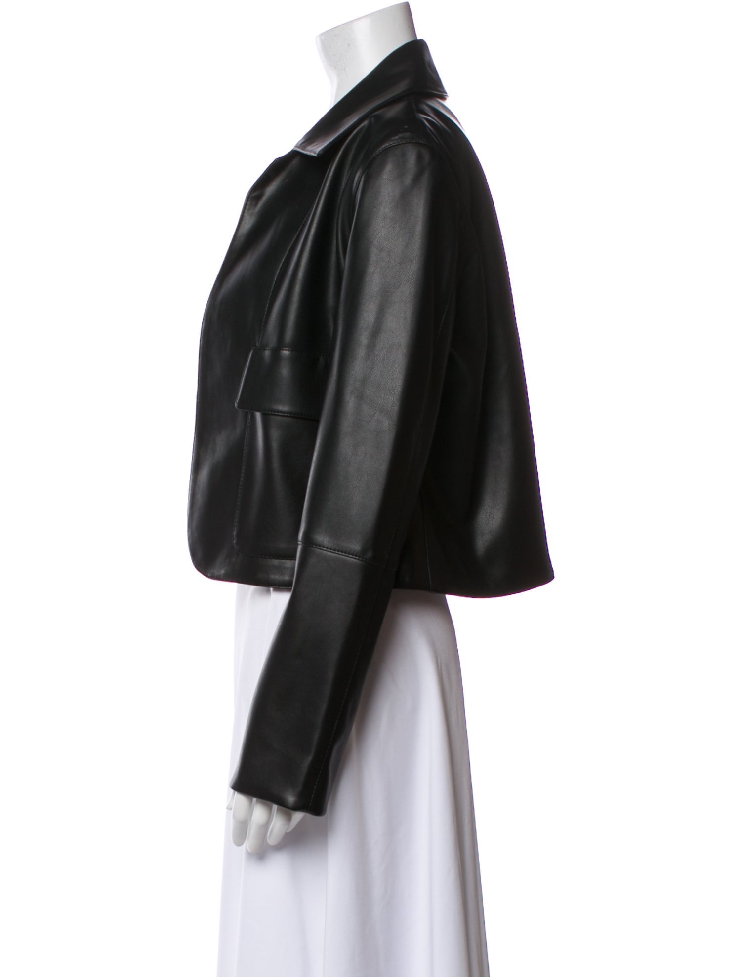 Alexis Faux Leather Evening Jacket