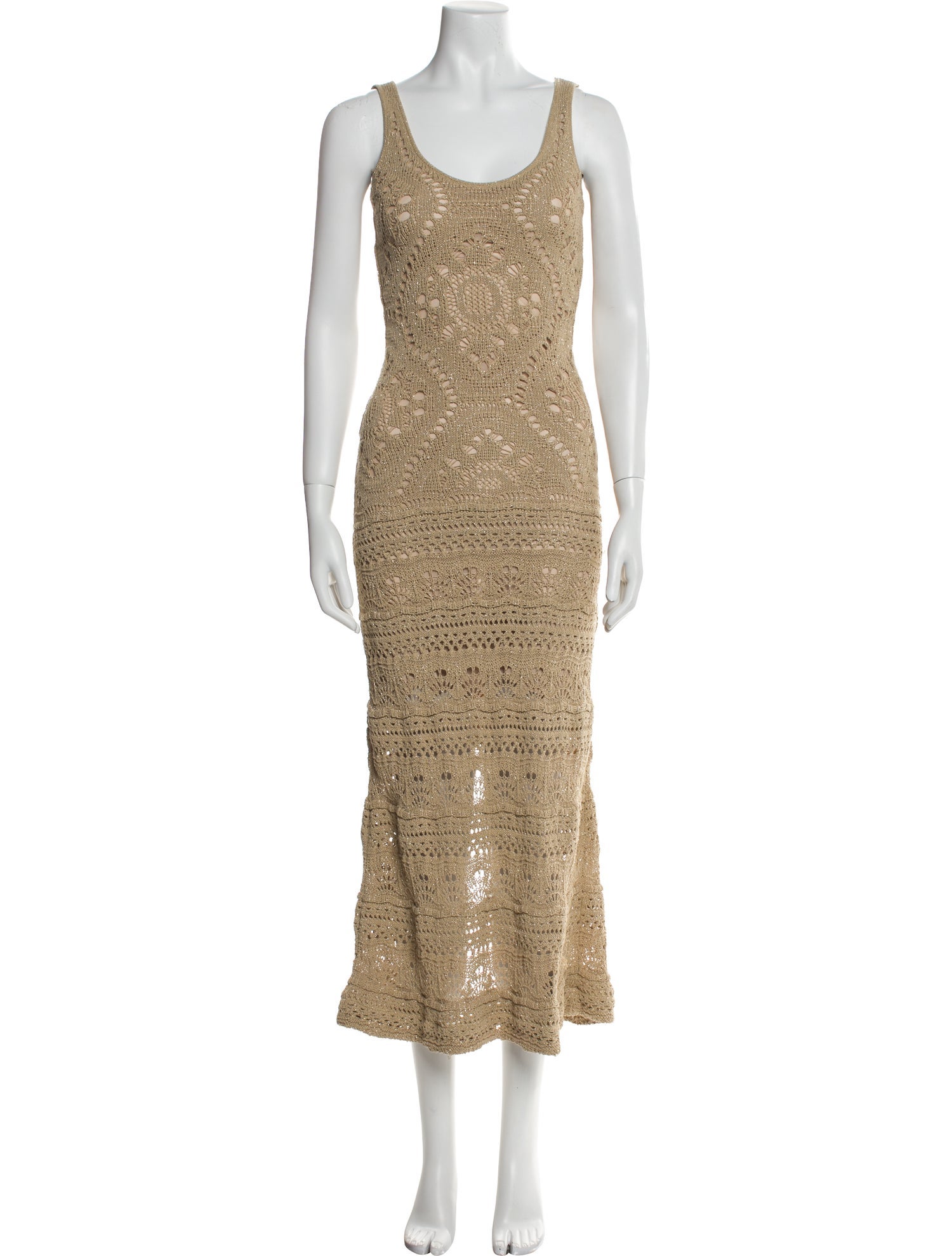 Alexis Scoop Neck Long Dress