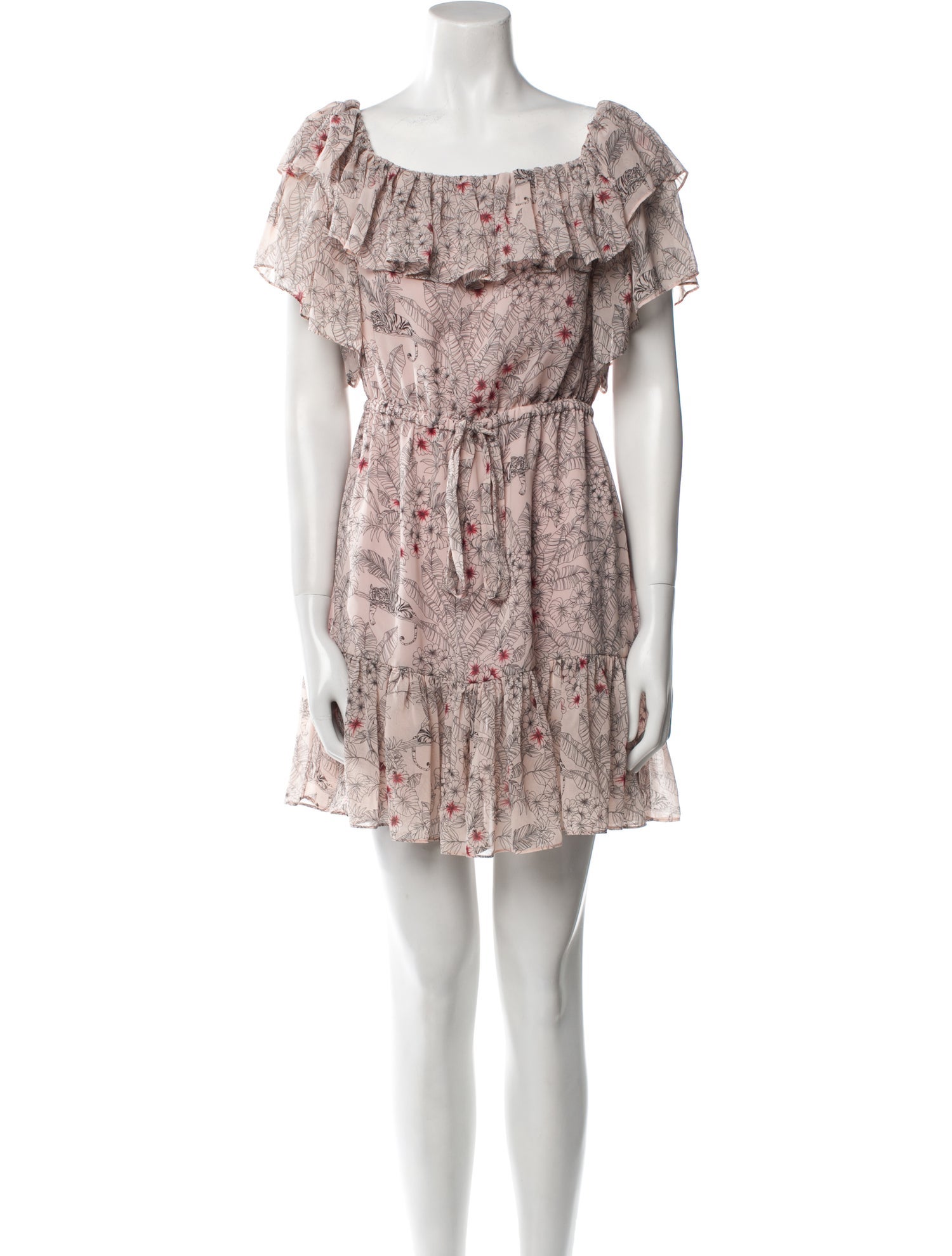 Alexis Floral Print Mini Dress