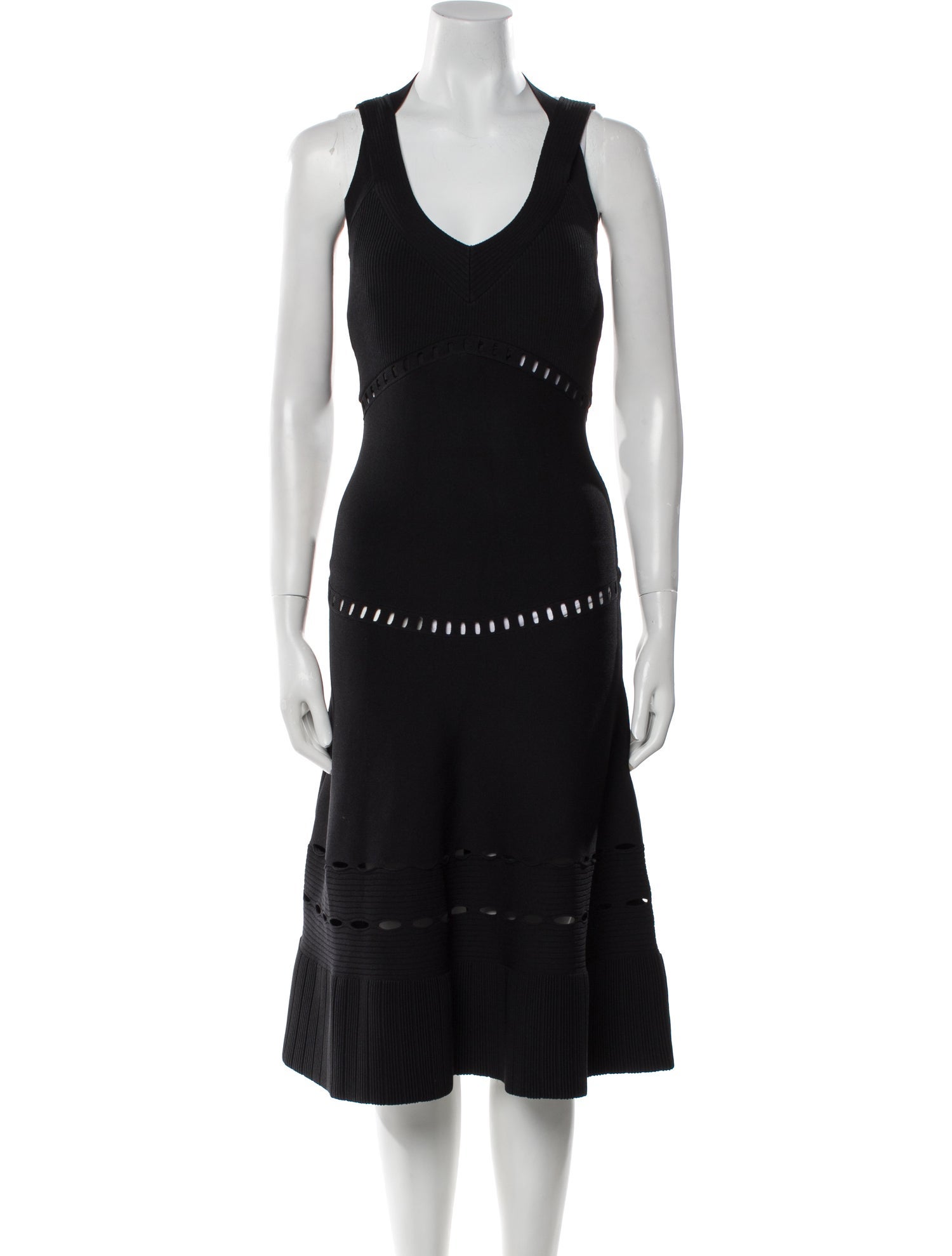 Alexis Scoop Neck Knee-Length Dress w/ Tags