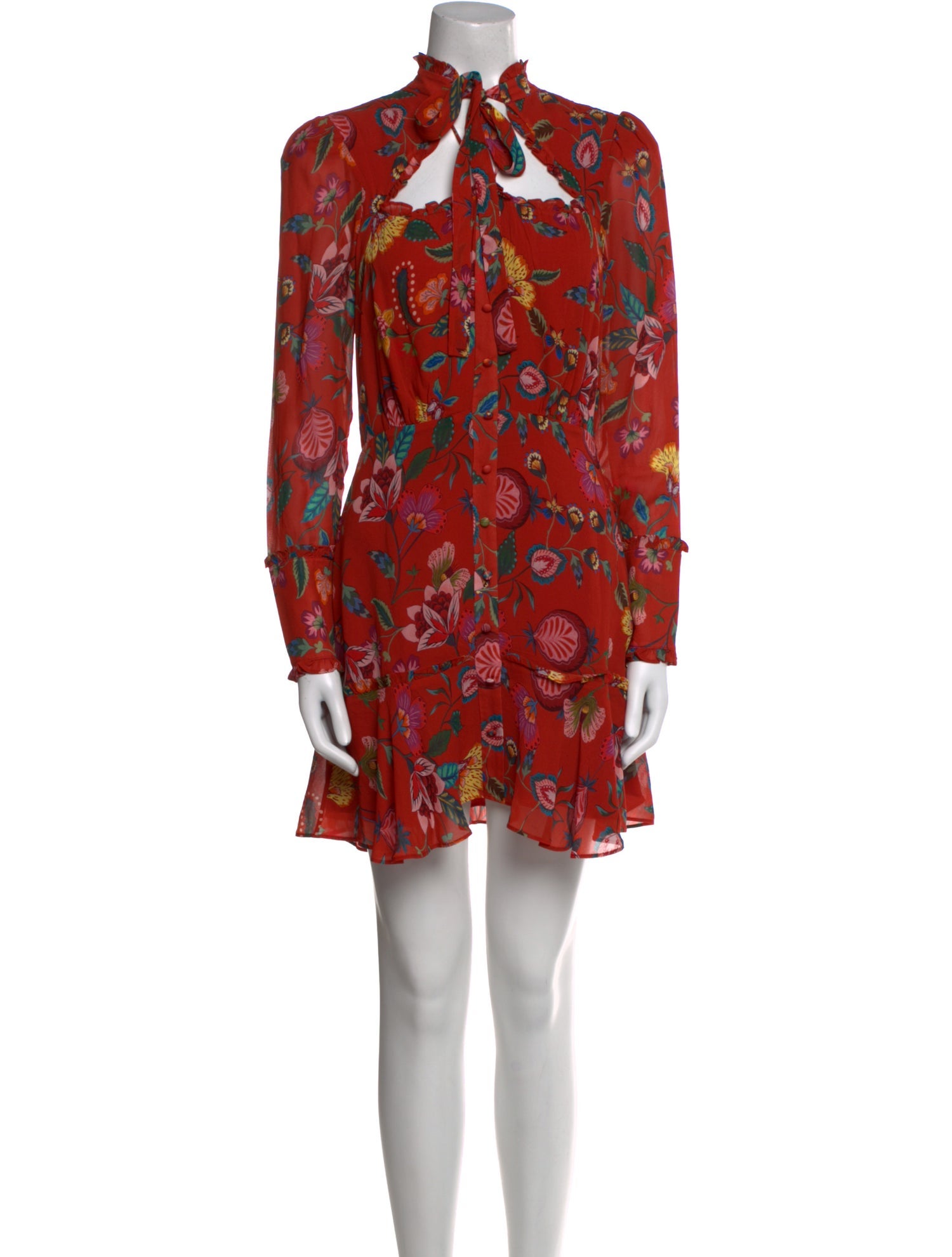 Alexis Floral Print Mini Dress