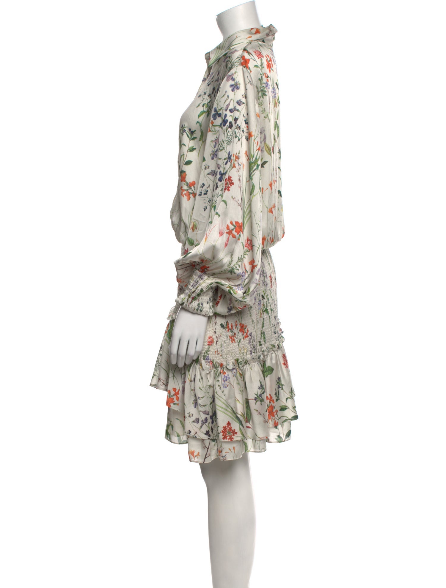 Alexis Floral Print Knee-Length Dress