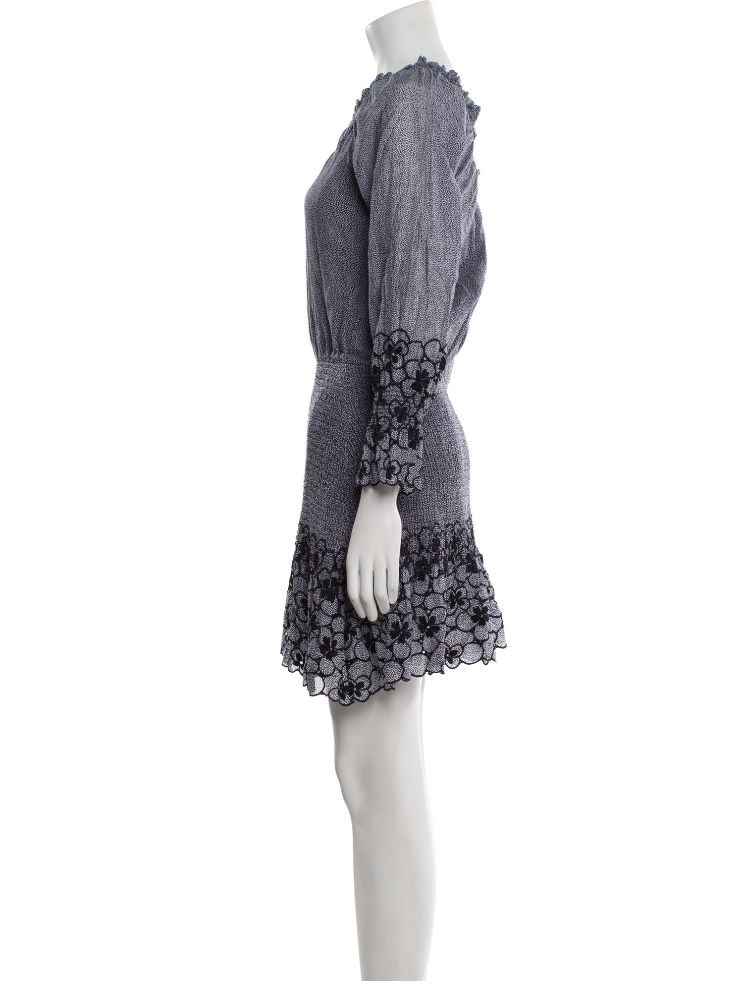 Alexis Floral Print Mini Dress