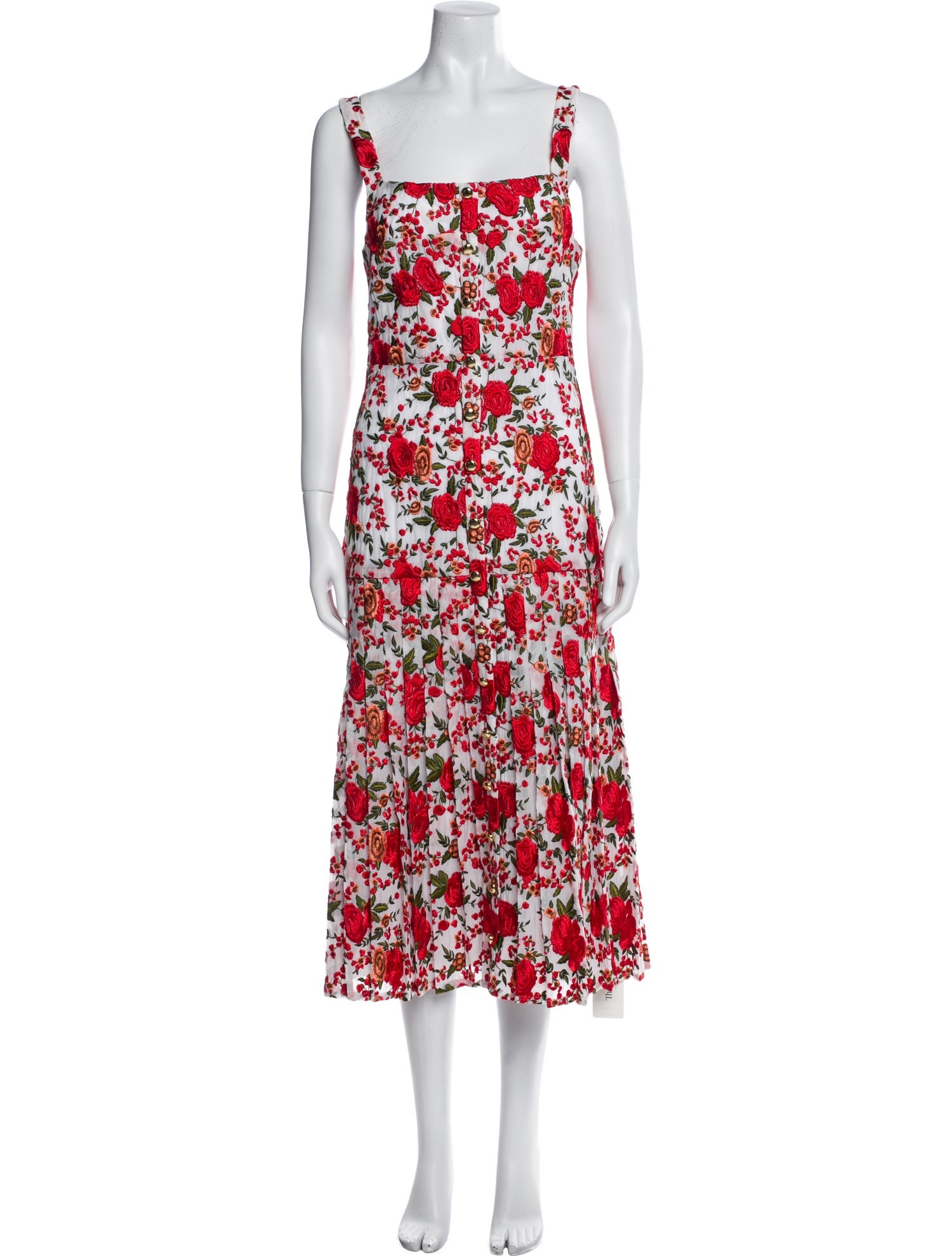 Alexis Floral Print Long Dress w/ Tags