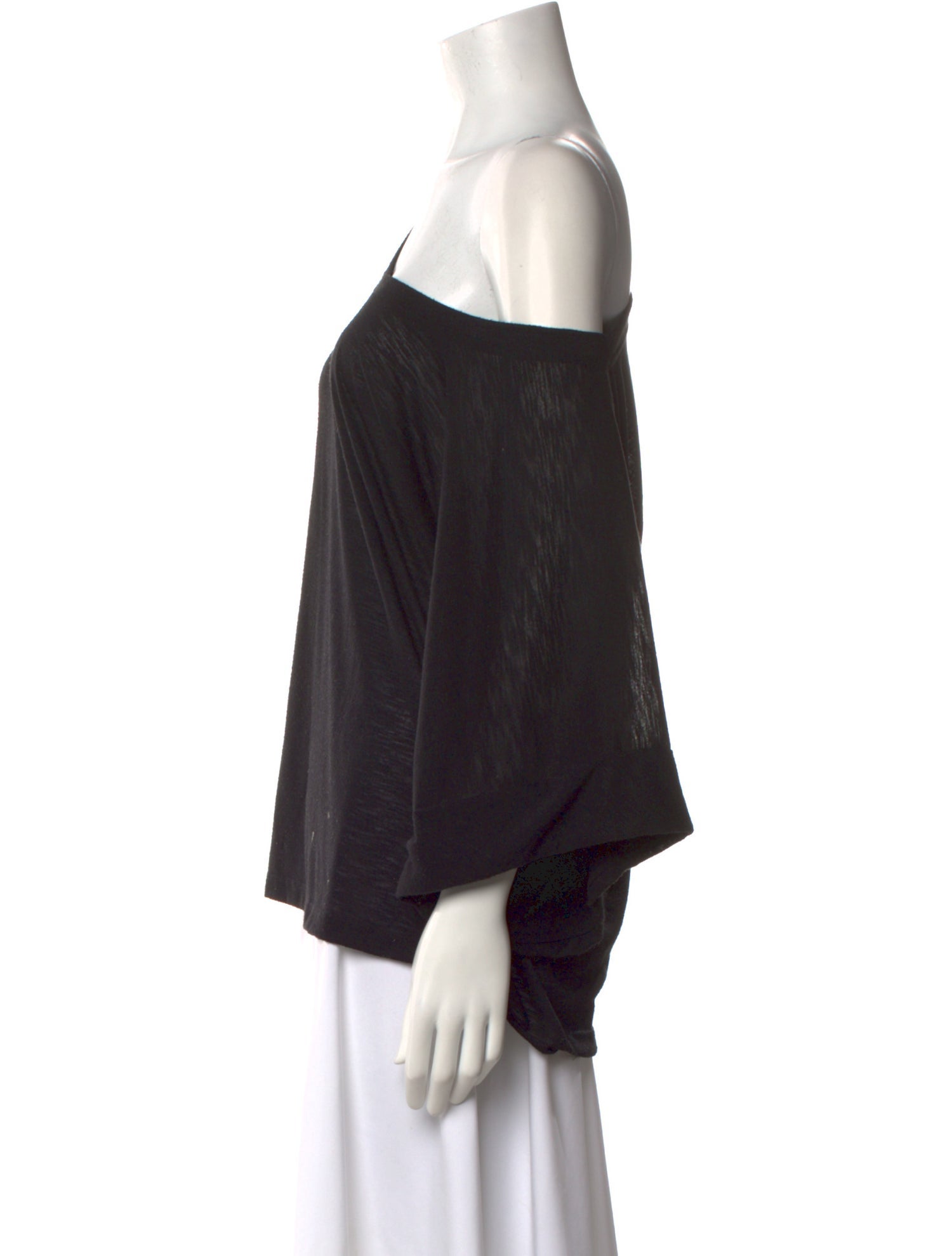 Alexis One-Shoulder Three-Quarter Sleeve Top