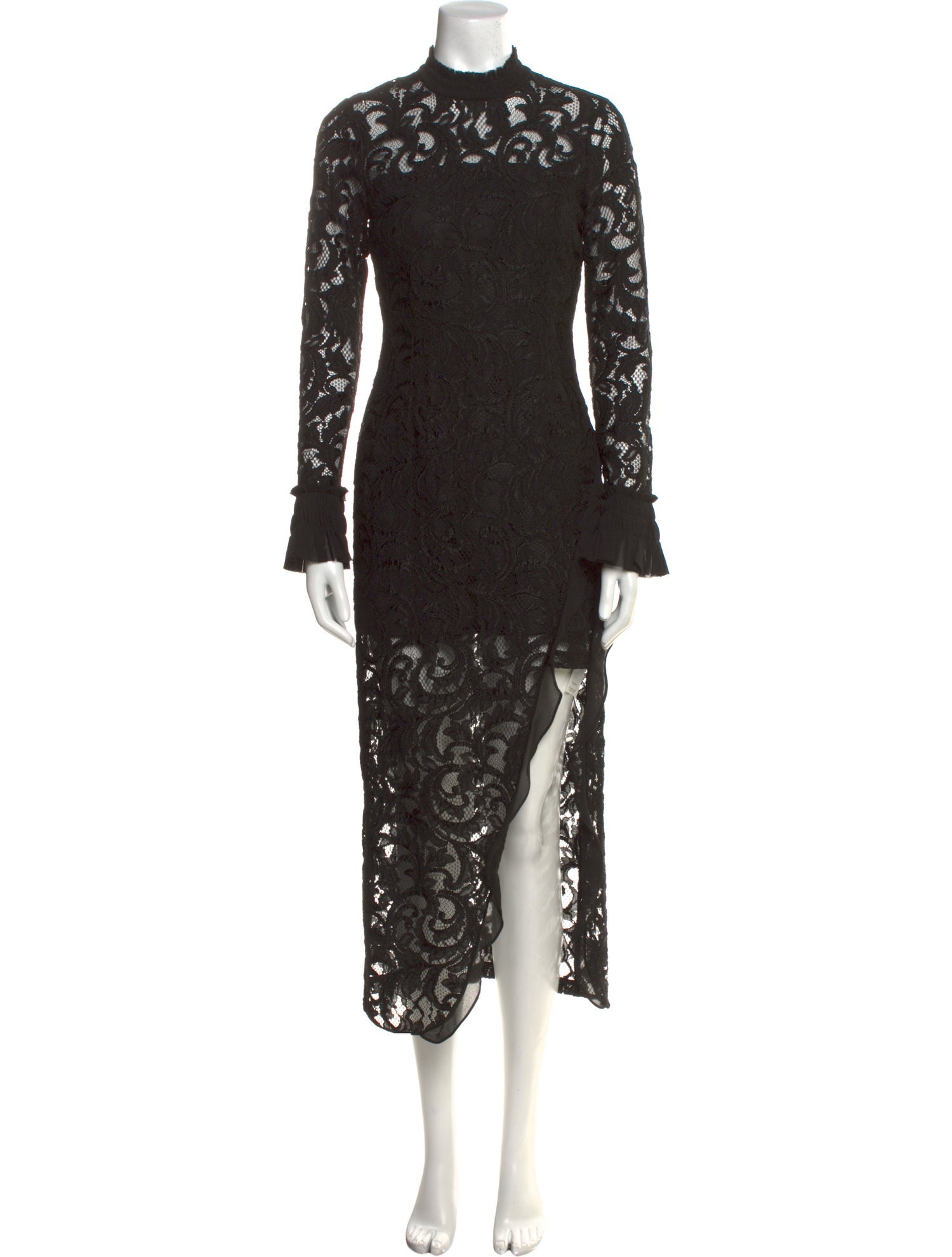 Alexis Lace Pattern Long Dress