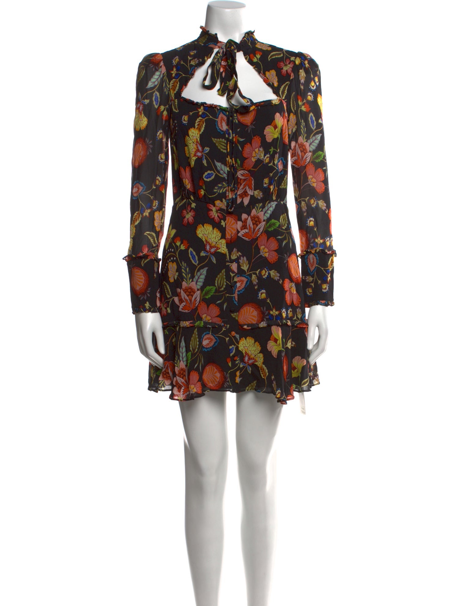 Alexis Floral Print Mini Dress