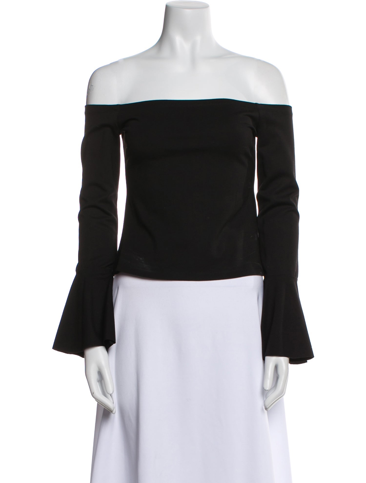 Alexis Off-The-Shoulder Long Sleeve Crop Top